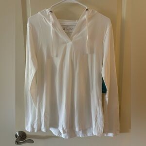 Coolibar Women’s Long Sleeve White Coverup